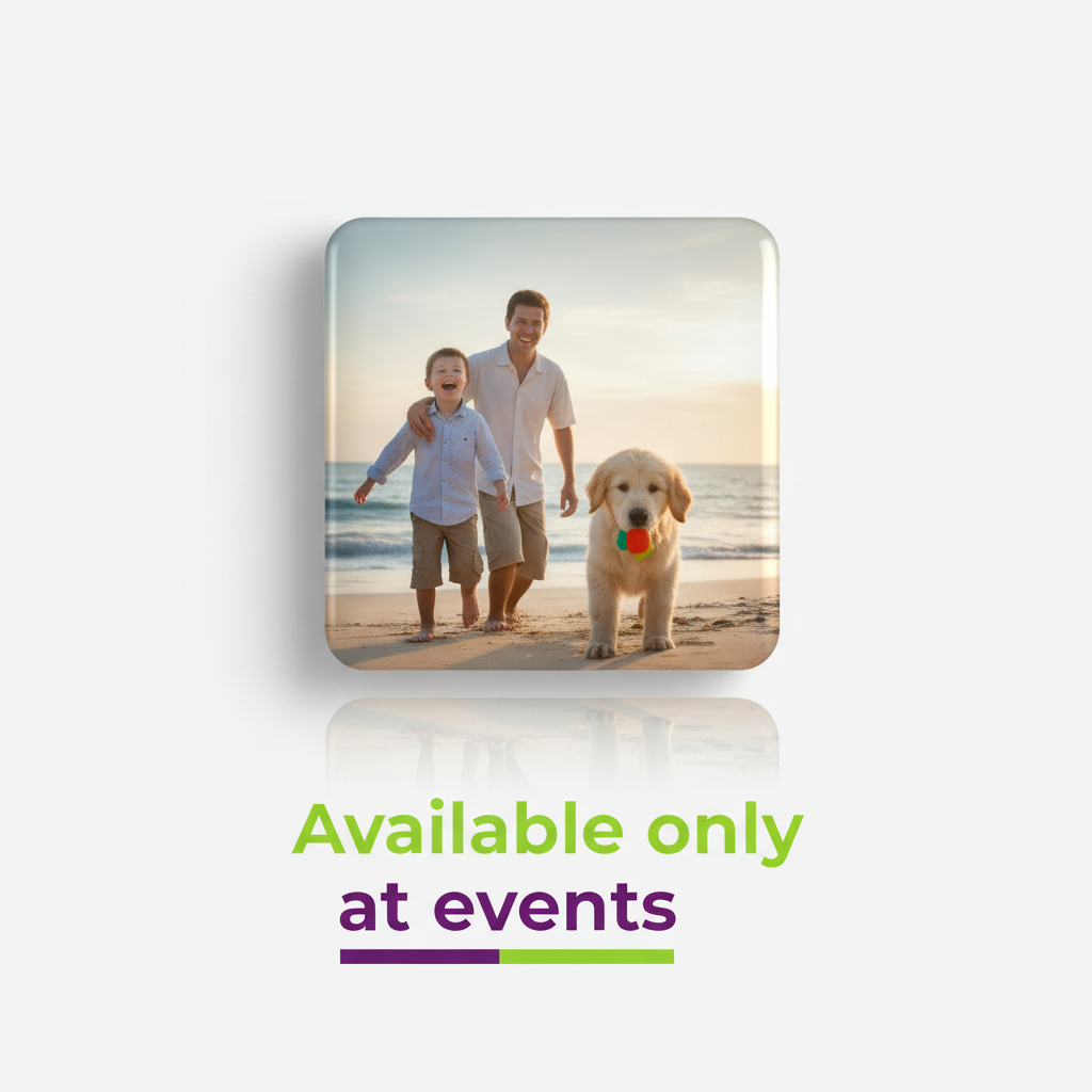 1 Magnet - Available only at events