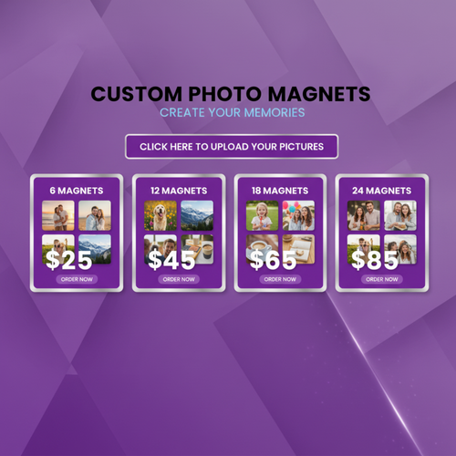 Purple and Silver Pricing Chart